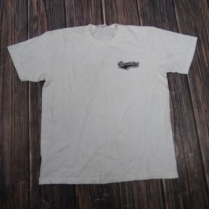 United Athle Chopper Street Shirt Mens Large White Motorcycle Graphic Tee Japan